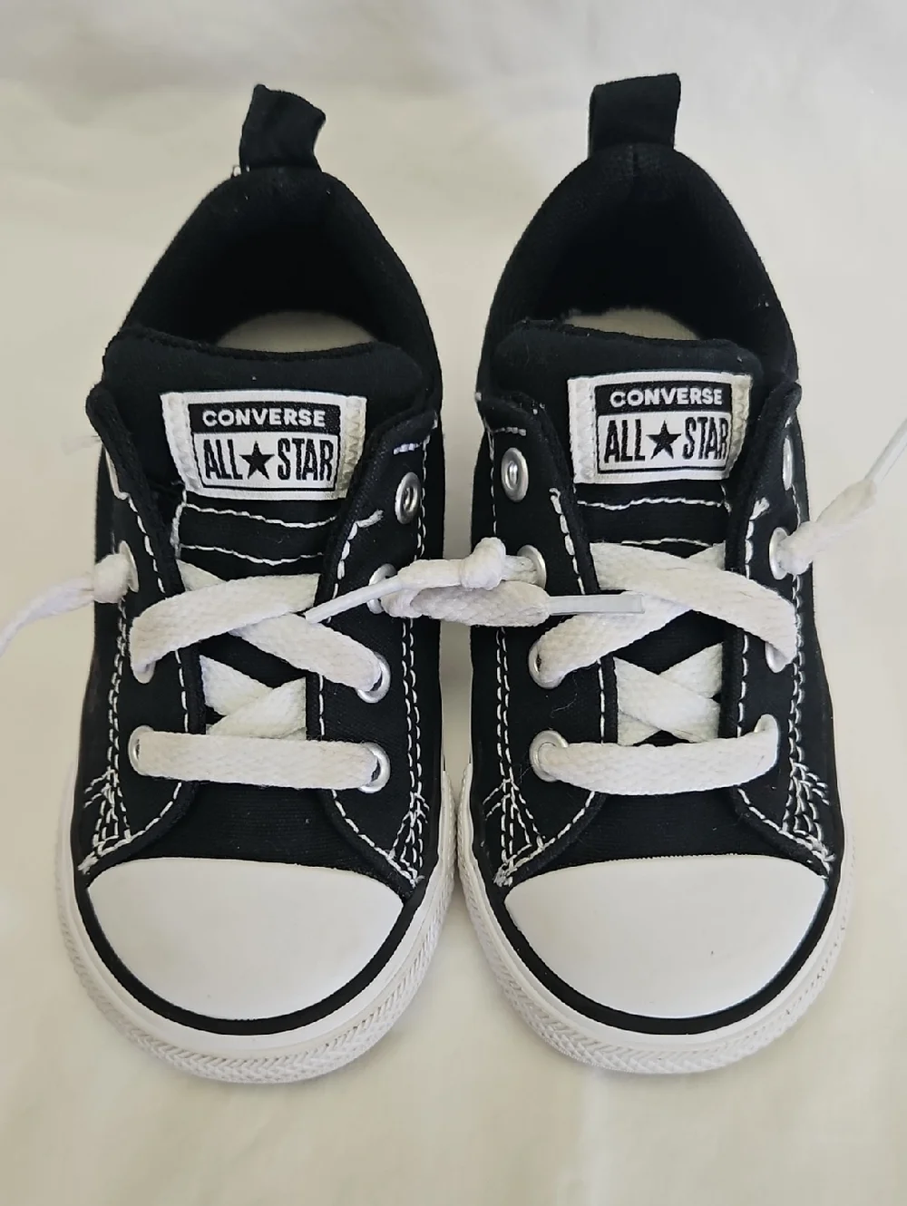 Converse Kids' All Star Low Top Sneakers - Black/White
